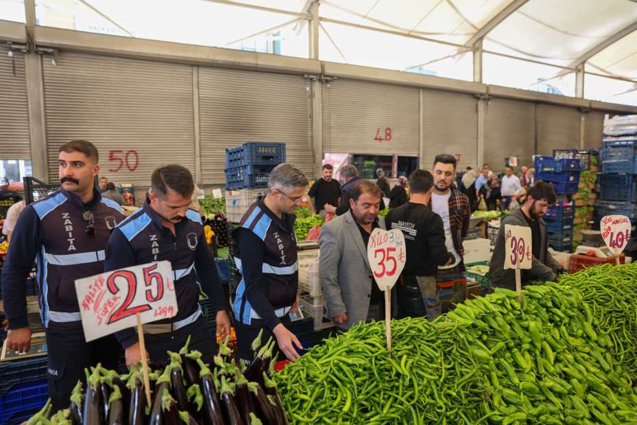 Selçuklu Belediyesi'nden Pazar Yeri Denetimi