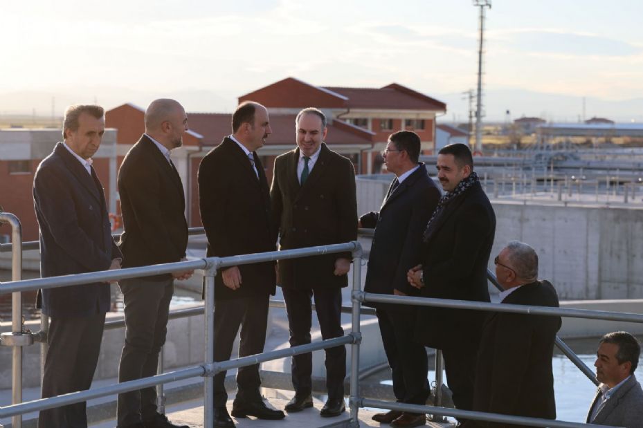 Başkan Altay Yapımı Tamamlanan Çumra İleri Biyolojik Atıksu Arıtma Tesisi'ni İnceledi