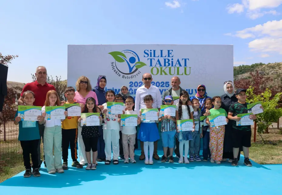 Sille Tabiat Okulu'nda Mezuniyet Heyecanı Yaşandı