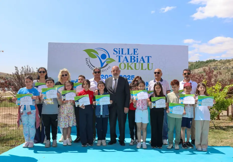 Sille Tabiat Okulu'nda Mezuniyet Heyecanı Yaşandı