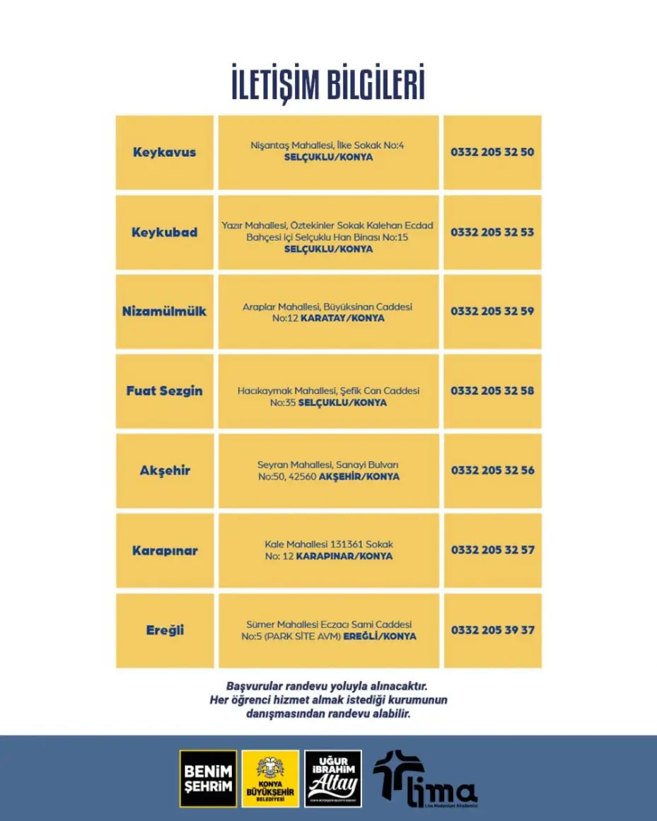 LİMA, Üniversite Adaylarına YKS Tercih Döneminde Destek Oluyor
