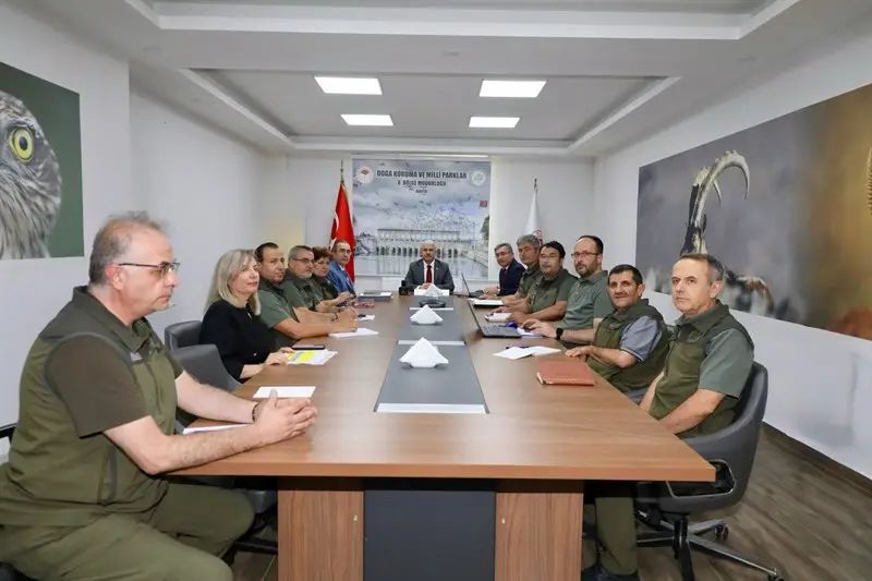 Vali İbrahim Akın, Doğa Koruma ve Milli Parklar 8. Bölge Müdürlüğünü Ziyaret Etti