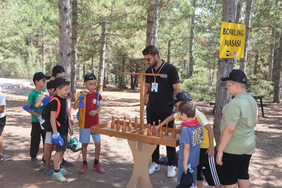 Başkan Altay 55 Bin Öğrenciyi Ağırlayacak Genç KOMEK Kampı'nda Çocukların Çoşkusuna Ortak Oldu
