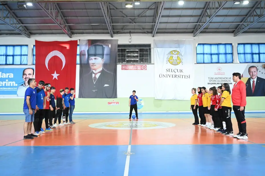 Konya Büyükşehir, Genç Goalball Milli Takımının Şampiyonası Kampı'na Ev Sahipliği Yaptı