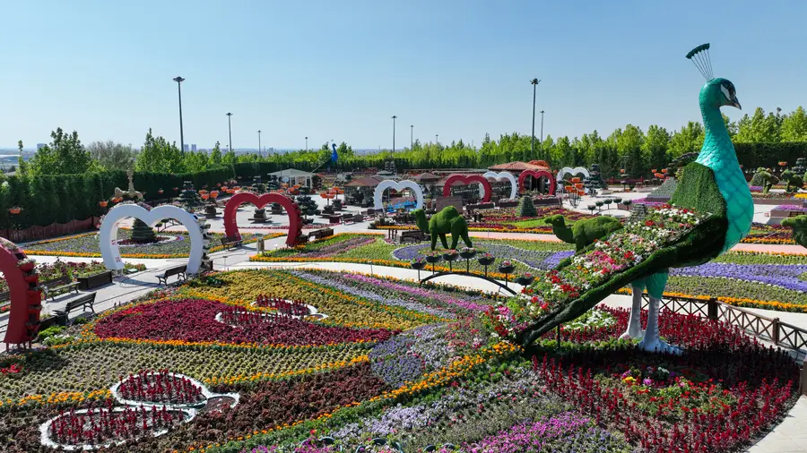 Turizmin Gözdesi Selçuklu Çicek Bahçesi Ziyaretçilerini Bekliyor