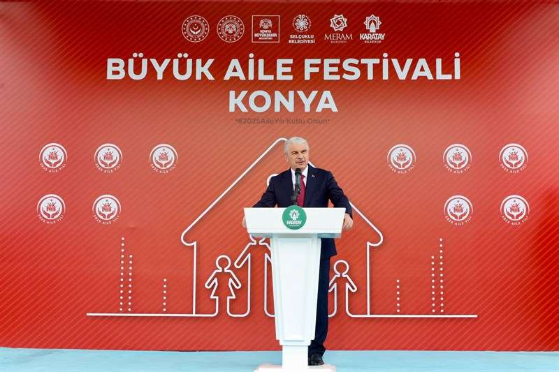 Büyük Aile Festivali Konya'da Yoğun İlgi ile Kutlandı  