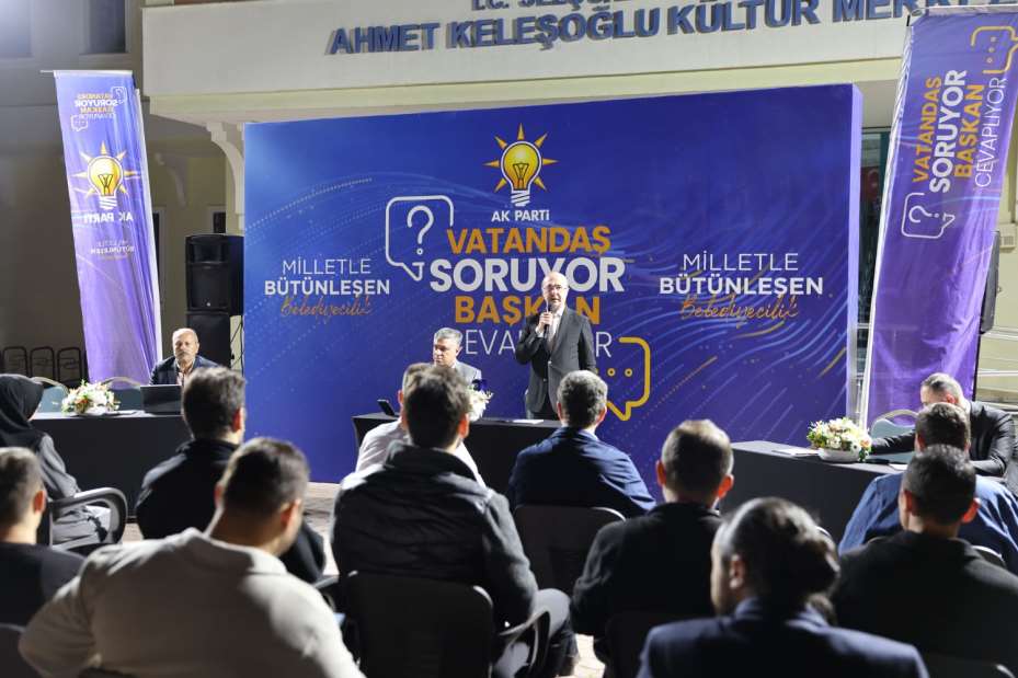 Başkan Pekyatırmacı: "Ak Partili Belediyeler olarak her zaman hizmet odaklı çalışıyoruz" 