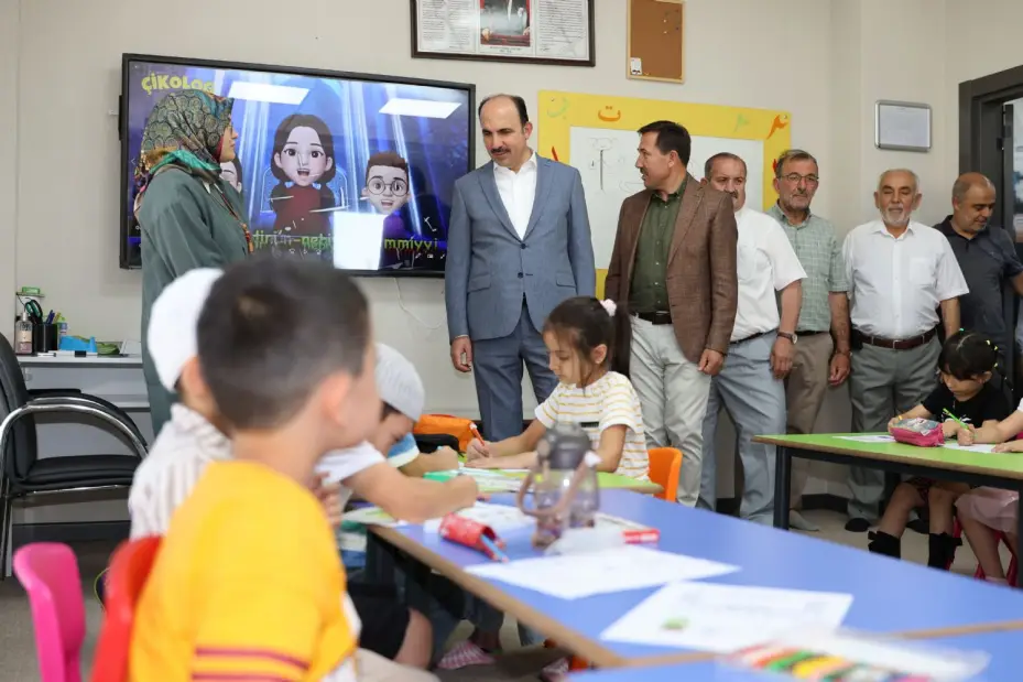 Başkan Altay ve Başkan Kılca Kur'an Öğrenen Çocukların Heyecanına Ortak Oldu