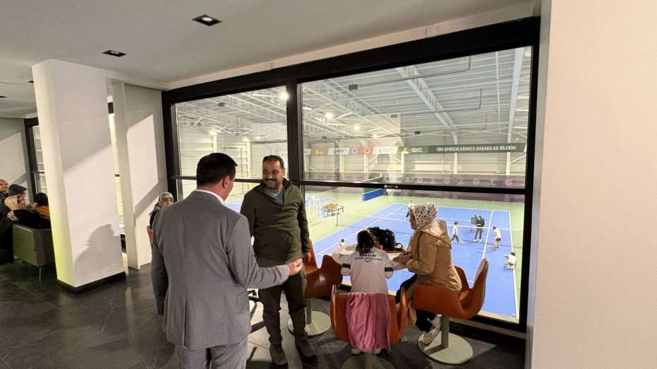 Başkan Kılca'dan Karatay Tenis Kortu'na Ziyaret