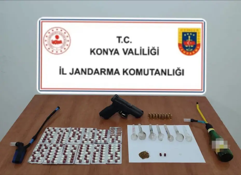Konya’da jandarmadan uyuşturucu operasyonları 