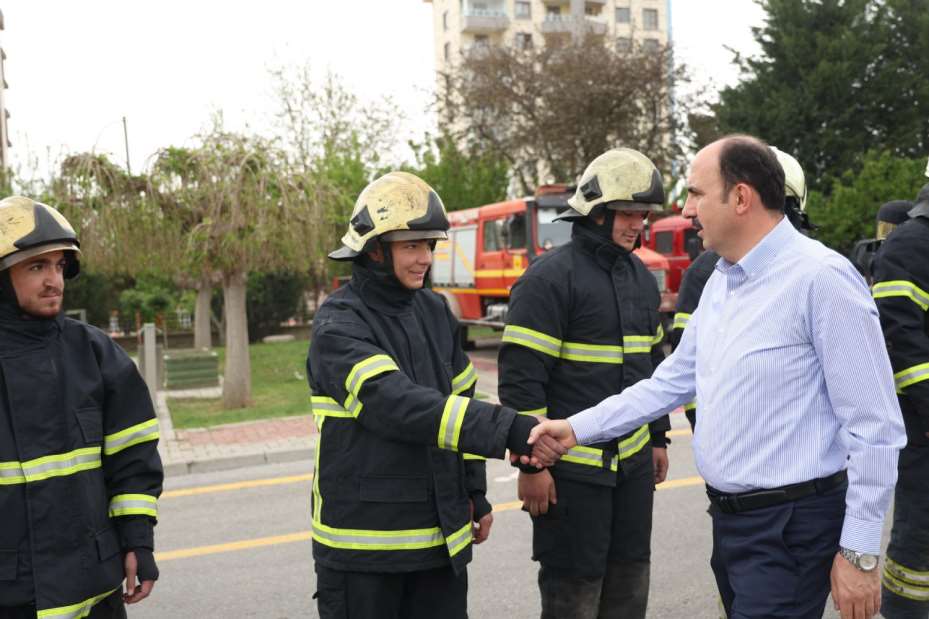 Başkan Altay "Gönüllü İtfaiyecilik" Eğitimi Alan Üniversite Öğrencileriyle Buluştu
