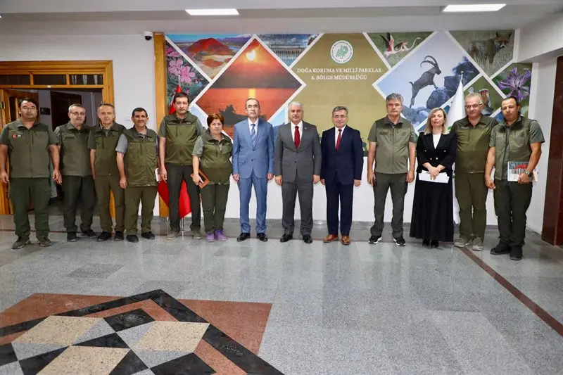 Vali İbrahim Akın, Doğa Koruma ve Milli Parklar 8. Bölge Müdürlüğünü Ziyaret Etti