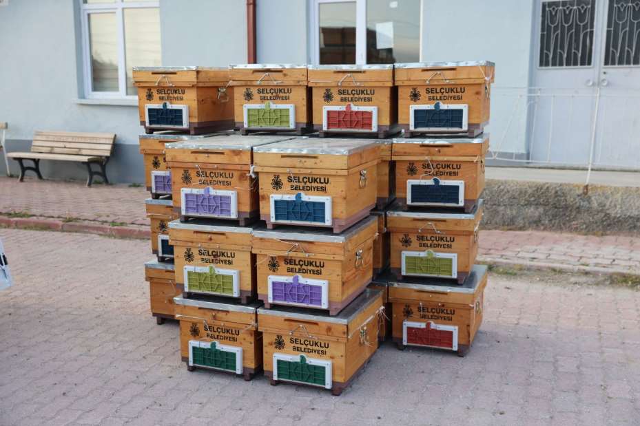 Arılı Kovan Desteği Projesi'nin 3.Yılında Üreticilerin Arı ve Kovanları Dağıtıldı