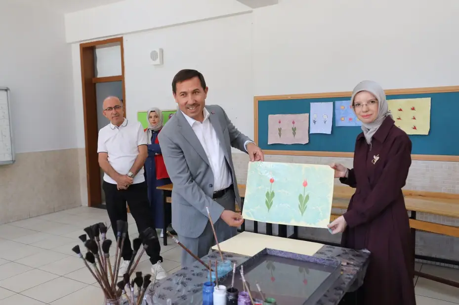 Başkan Kılca' dan Yaz Kurslarına ve Okullarına Ziyaret