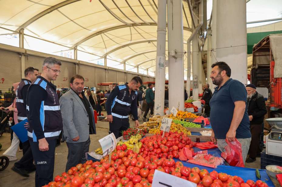 Selçuklu Belediyesi'nden Pazar Yeri Denetimi