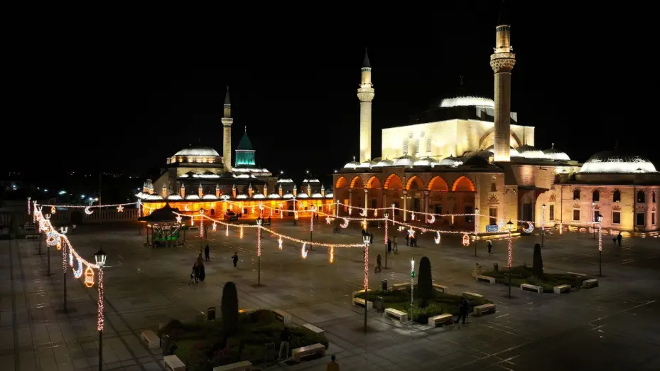 Konya Şehir Merkezi Kurban Bayramı Öncesi Işıl Işıl Oldu