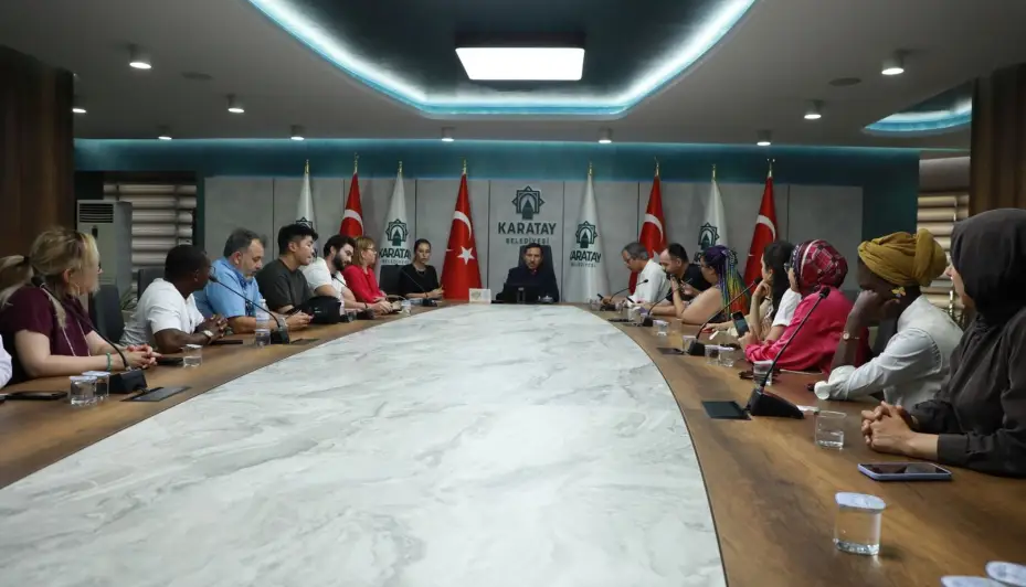 Yabancı Gastronomi Öğrencilerinden Başkan Kılca'ya  Ziyaret