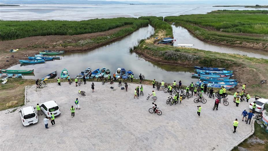 Bisikletseverler Konya Büyükşehir'in Yeni Oluşturduğu Tarihi Rotada Pedal Çevirdi