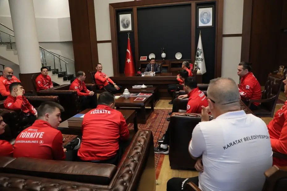 Özel Sporculardan Başkan Kılca'ya Ziyaret