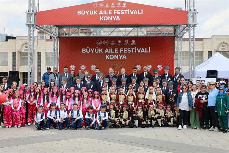 Büyük Aile Festivali Konya'da Yoğun İlgi ile Kutlandı  