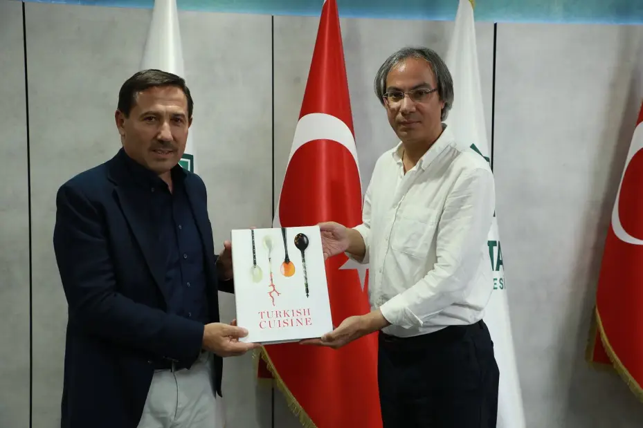 Yabancı Gastronomi Öğrencilerinden Başkan Kılca'ya  Ziyaret