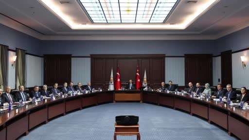 AK Parti MYK, Cumhurbaşkanı Erdoğan başkanlığında toplandı
