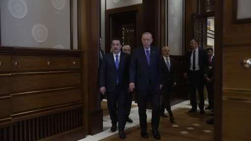 Cumhurbaşkanı Erdoğan, Irak Başbakanı Muhammed Şiya Sudani ile görüştü