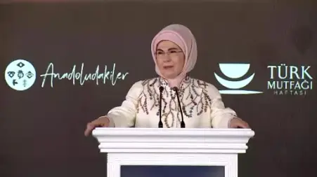 Emine Erdoğan, "Anadoludakiler Kapadokya Pazarı" açılış programında konuştu