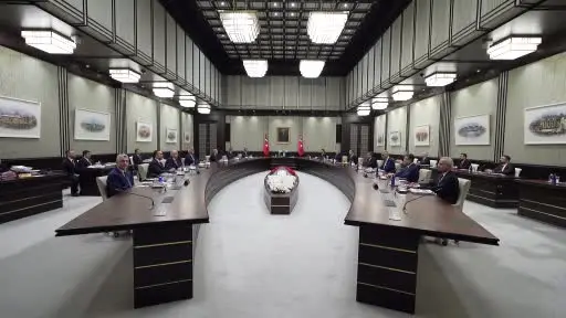 Cumhurbaşkanı  Recep Tayyip Erdoğan başkanlığında kabine toplantısı başladı