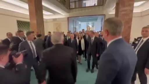 MHP lideri Bahçeli, TBMM Başkanlık seçimi için Meclis’e oy kullanmaya geldi