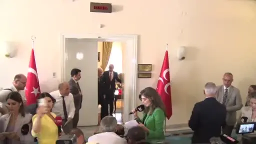 DEM Parti heyeti, MHP lideri Devlet Bahçeli’yi ziyaret etti