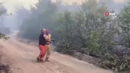 Yangında can pazarı: Yaralanan personelin görüntüleri ortaya çıktı