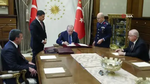 Cumhurbaşkanı Recep Tayyip Erdoğan başkanlığındaki Yüksek Askeri Şura (YAŞ) Toplantısı sona erdi