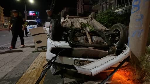 "Türk polisinden kaçılmaz" dedi polisi ezme pahasına defalarca kaçan o sürücü kaza yaptı