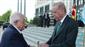 Cumhurbaşkanı Erdoğan, Filistin Devlet Başkanı Abbas’ı resmi törenle karşıladı