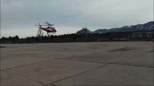 Konya’da hava ambulansı kalp krizi geçiren hasta için havalandı