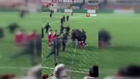 Ankara’da U15 Ligi maçında kavga çıktı