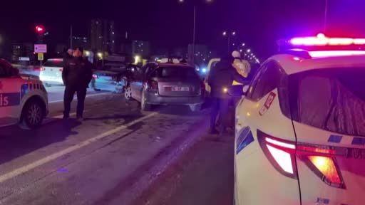 Kayseri’de zincirleme kaza: 1 yaralı