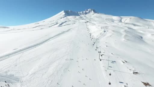 Erciyes, kış sporlarının da merkezi