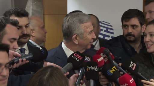 Mansur Yavaş: "Masadaki diğer seçenekler her zaman gündemdedir"