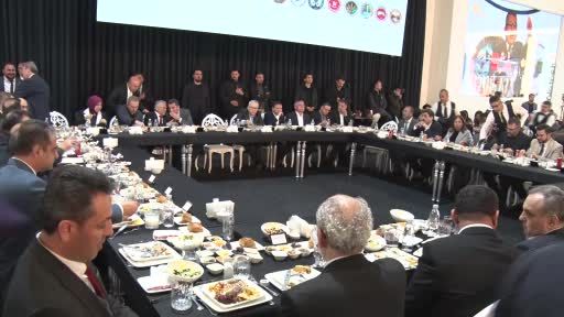 Kayseri Sivaslı Dernekler Federasyonu üyeleri iftarda bir araya geldi