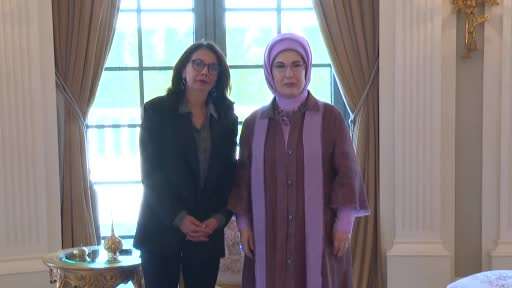 Emine Erdoğan, BM Genel Sekreteri Çocuklara Yönelik Şiddet Özel Temsilcisi M’jid ile görüştü