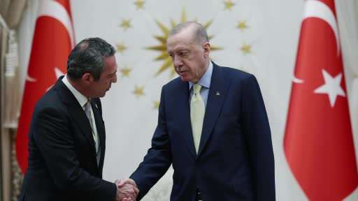 Cumhurbaşkanı Erdoğan, Fenerbahçe Spor Kulübü Başkanı Koç’u kabul etti