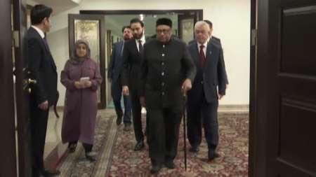 Diyanet İşleri Başkanı Erbaş, Dünya Müslüman Alimler Birliği Başkan Yardımcısı El-Beşir’i kabul etti