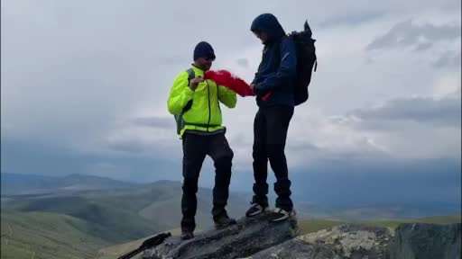 Kırşehirli 4 dağcı, Demirli Kale Tepe’ye tırmandı