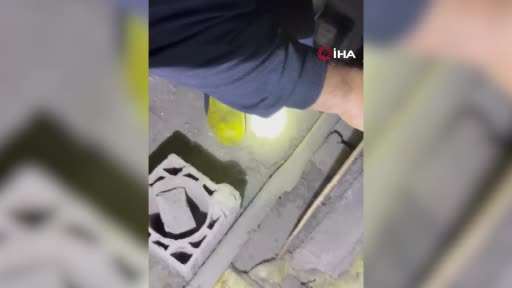 Kırıkkale’de havalandırma boşluğuna düşen yavru kediler kurtarıldı