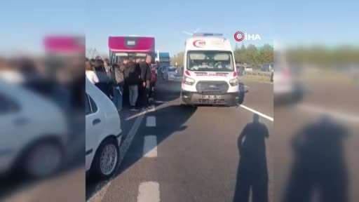 Ankara’da geziden dönen öğrencileri taşıyan otobüs bariyerlere çarptı: 4 yaralı