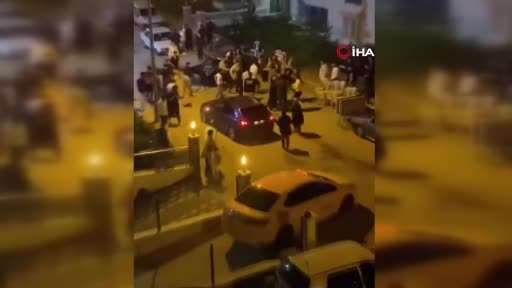 Ankara’da asker eğlencesinde çıkan kavga kamerada