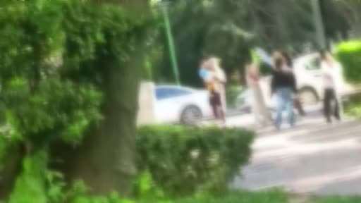 Başkent’te kızların birbirine girdiği kavga kamerada