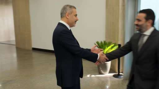 Dışişleri Bakanı Fidan, Suriyeli mevkidaşıyla bir araya geldi